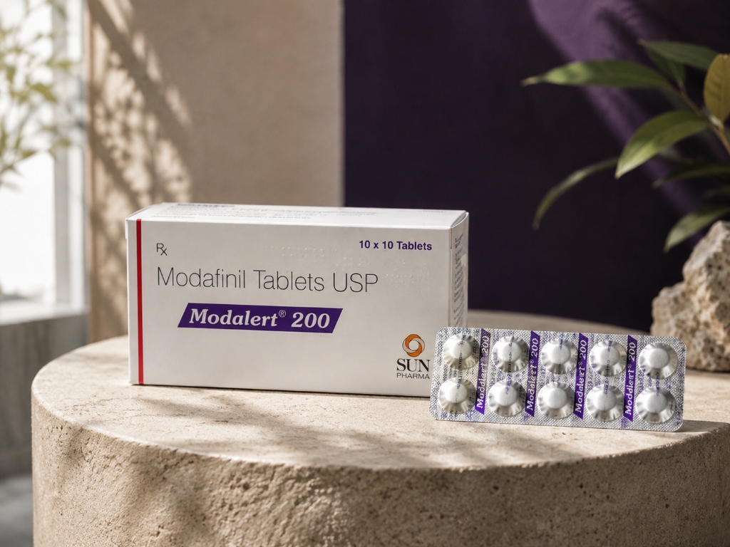 Sun Pharma Modalert 200 packaging photography